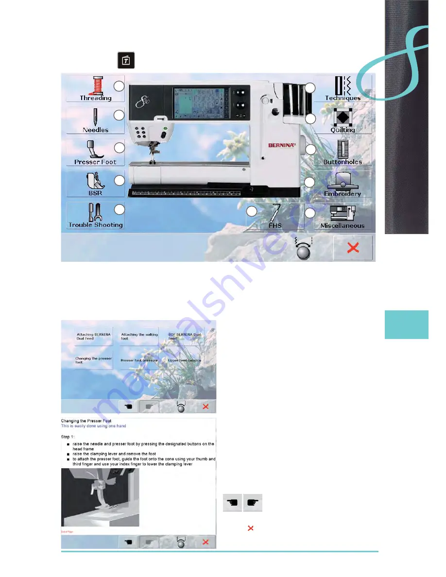 Bernina Record 830 Manual Download Page 45