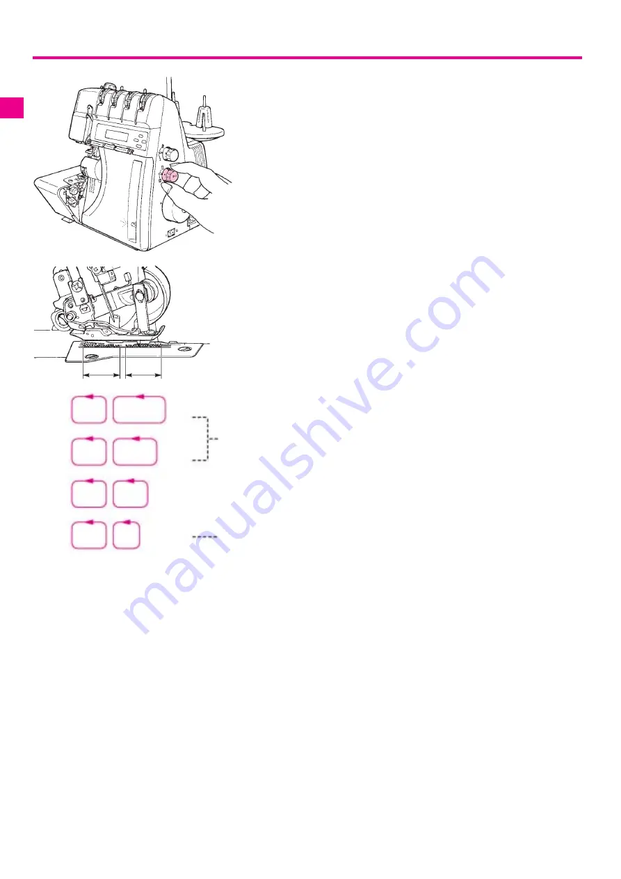 Bernina Serger 1300MDC Instruction Manual Download Page 27