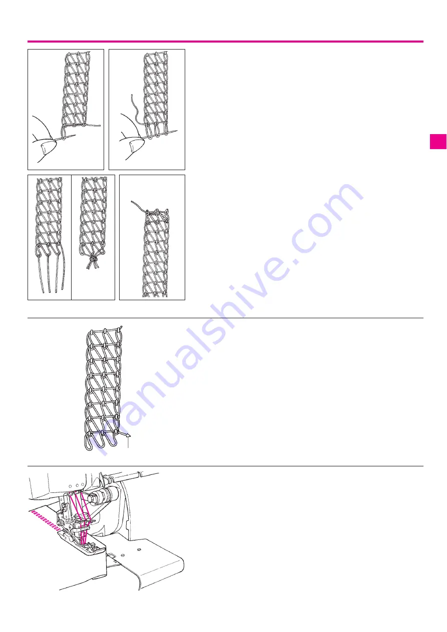 Bernina Serger 1300MDC Instruction Manual Download Page 78