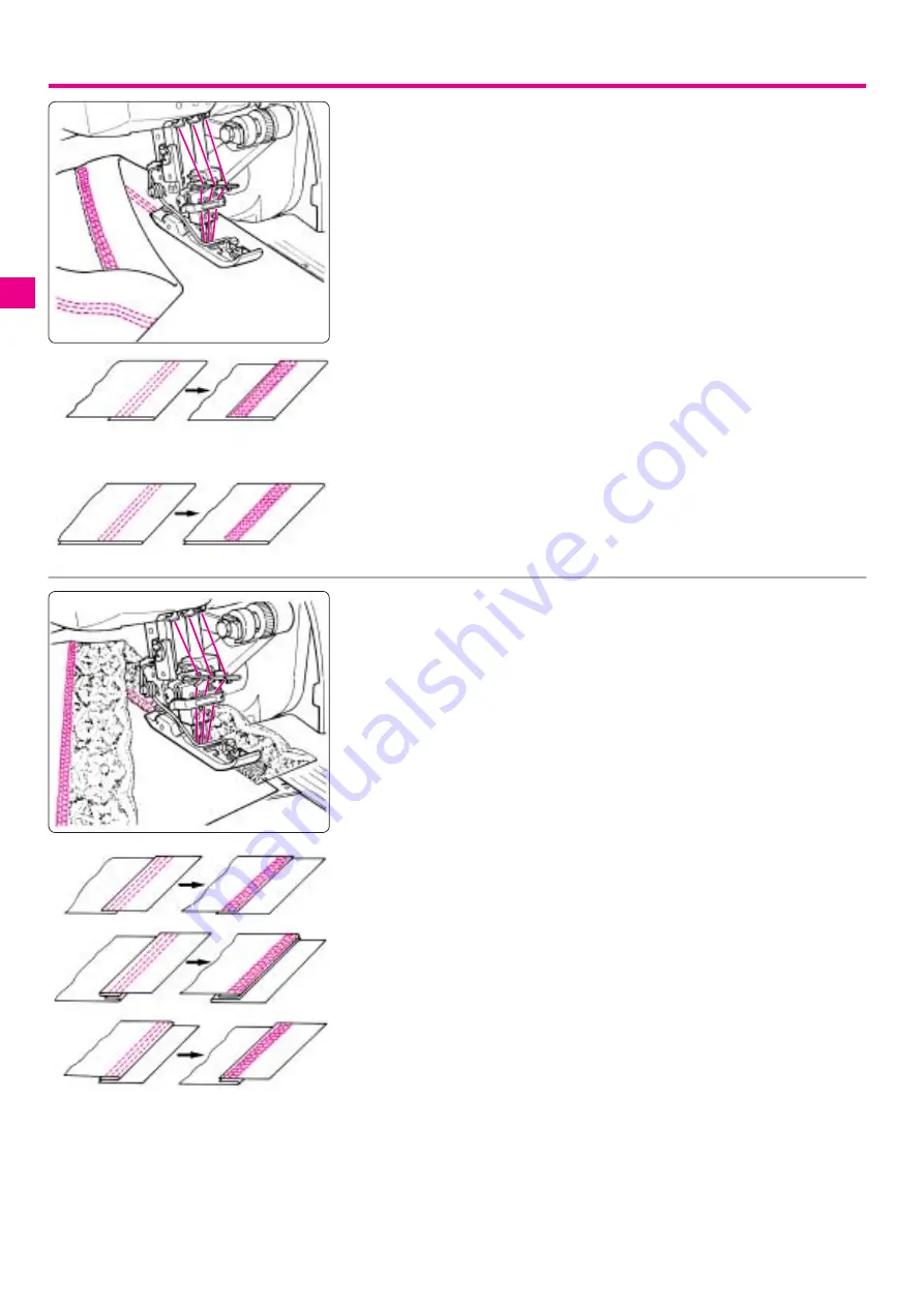 Bernina Serger 1300MDC Instruction Manual Download Page 79