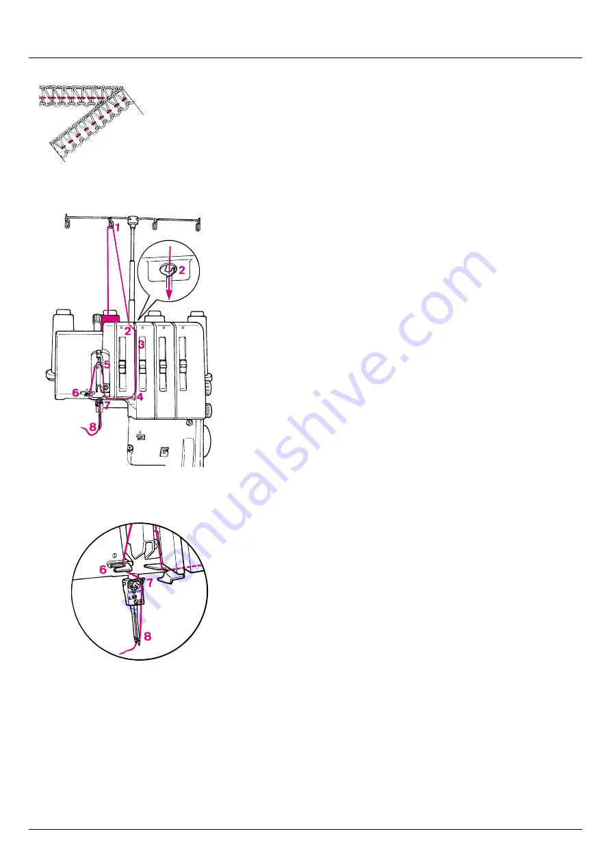 Bernina Serger 700D Instruction Manual Download Page 16