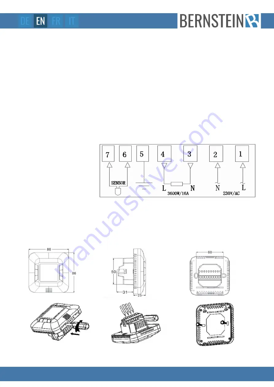 BERNSTEIN HT01 Скачать руководство пользователя страница 5