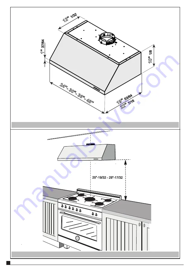 Bertazzoni KU24PRO1X/14 Installation Instructions Manual Download Page 2