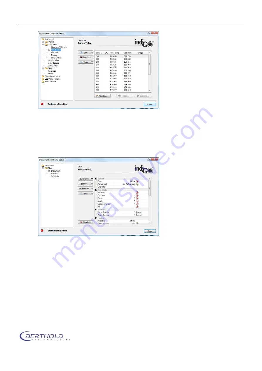 Berthold 55393 BA2 Operating Manual Download Page 99