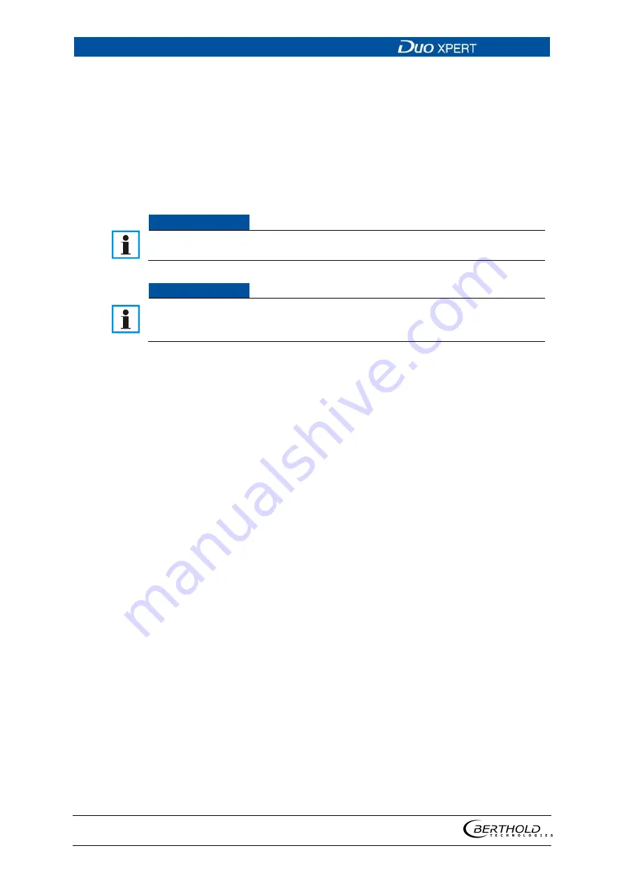 Berthold Duo Xpert Operating Manual Download Page 46