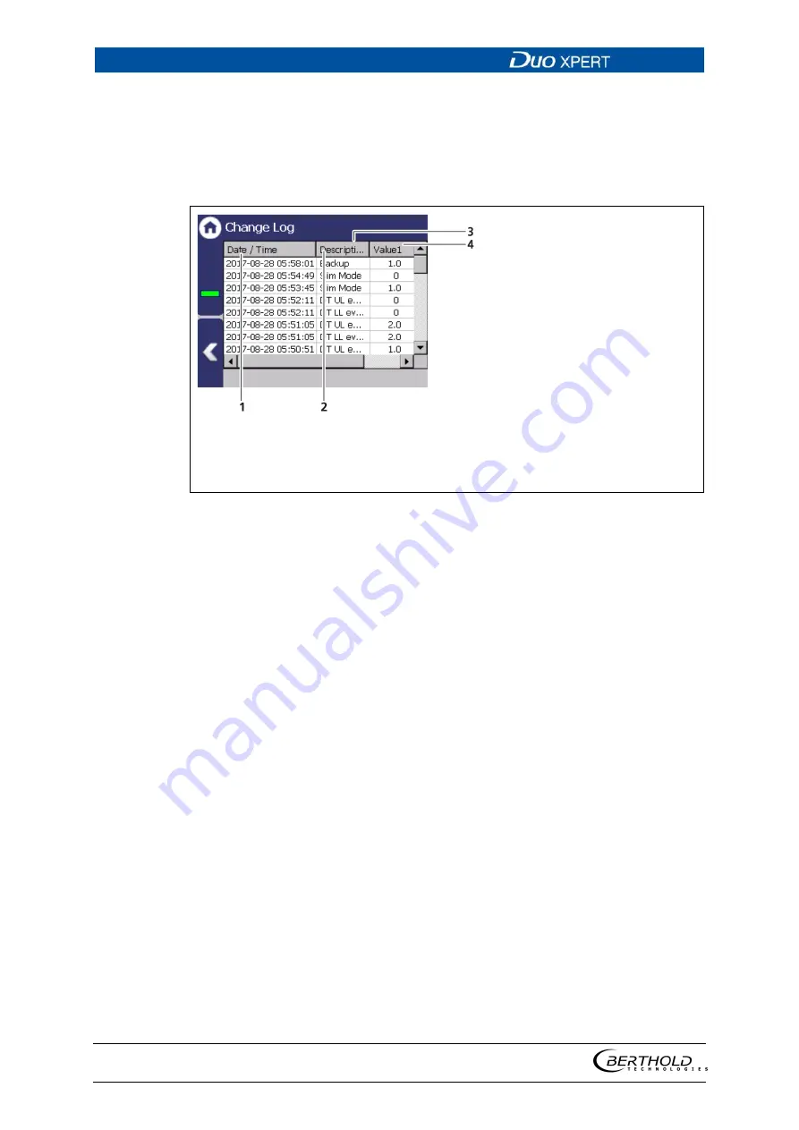 Berthold Duo Xpert Operating Manual Download Page 158