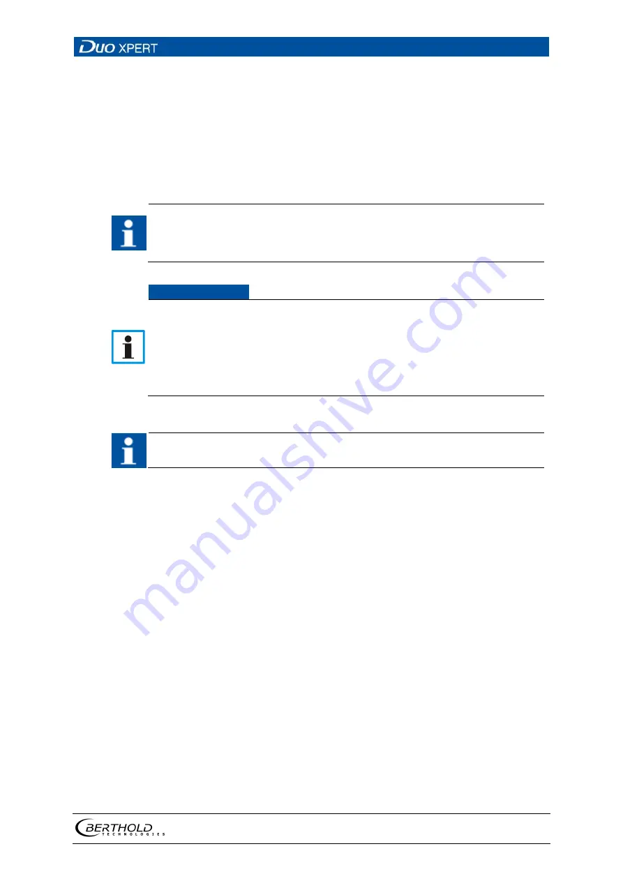 Berthold Duo Xpert Operating Manual Download Page 169