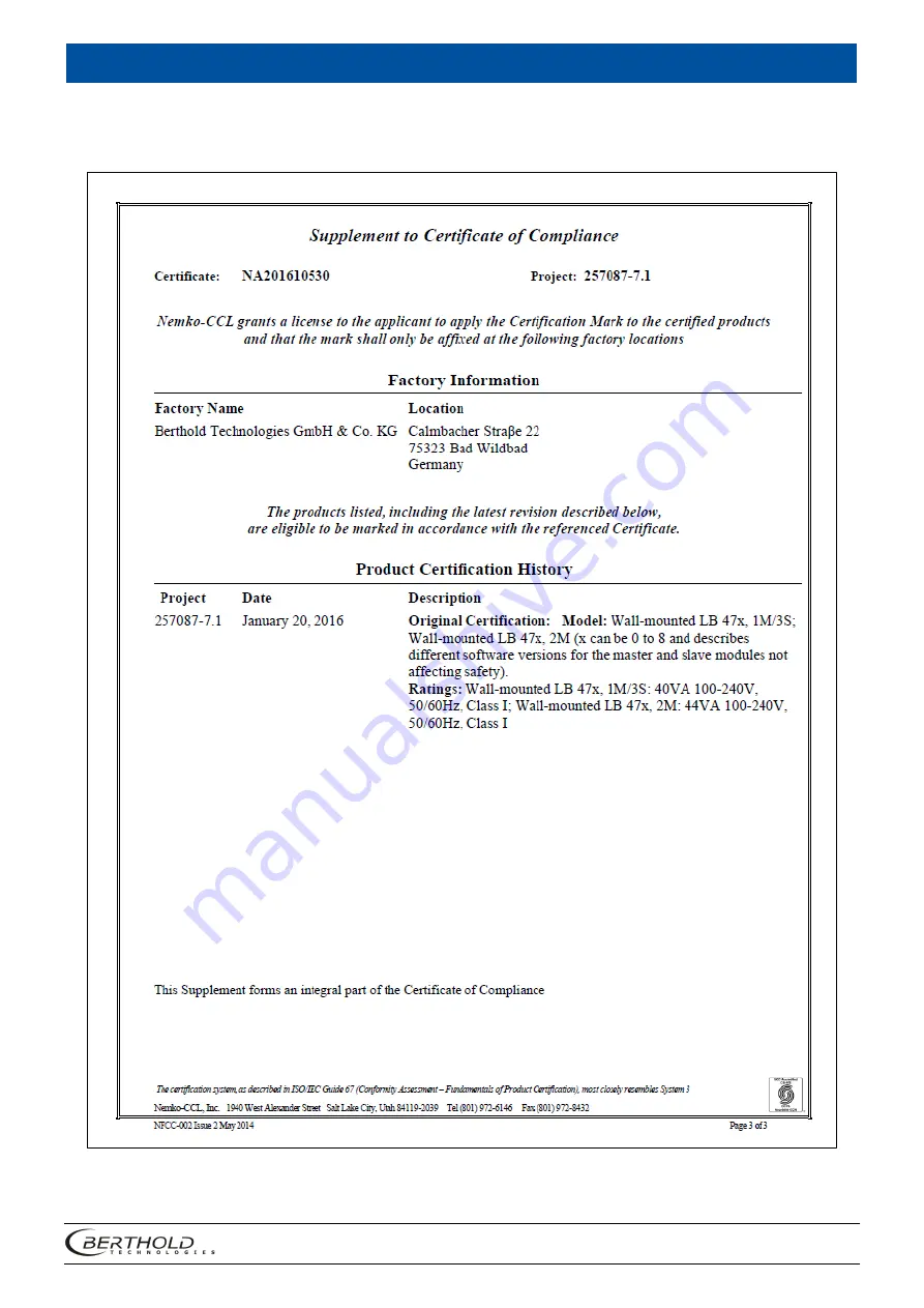 Berthold Duo Xpert Operating Manual Download Page 230