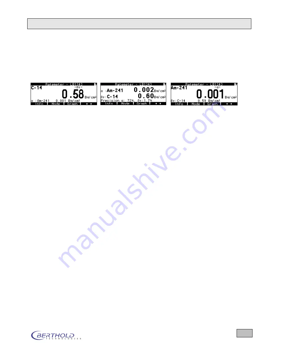 Berthold LB 134 User Manual Download Page 42