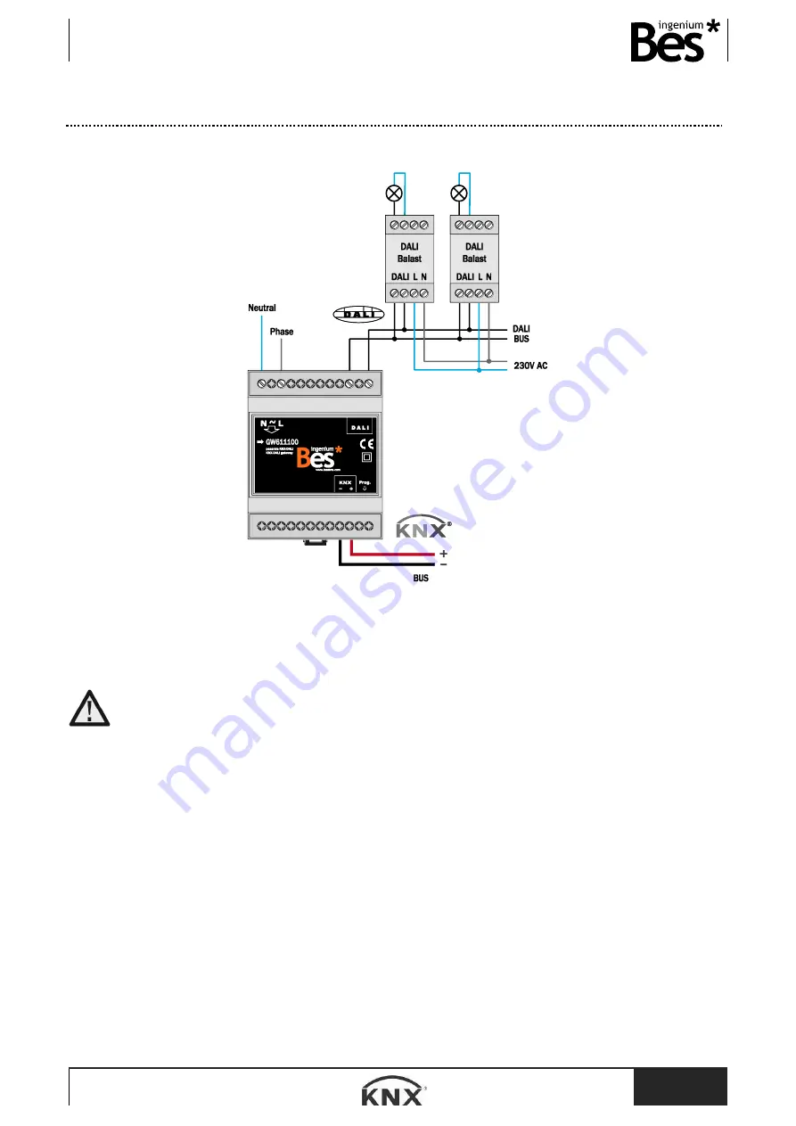 Bes Ingenium DALIK GW611100 Programming Manual Download Page 30