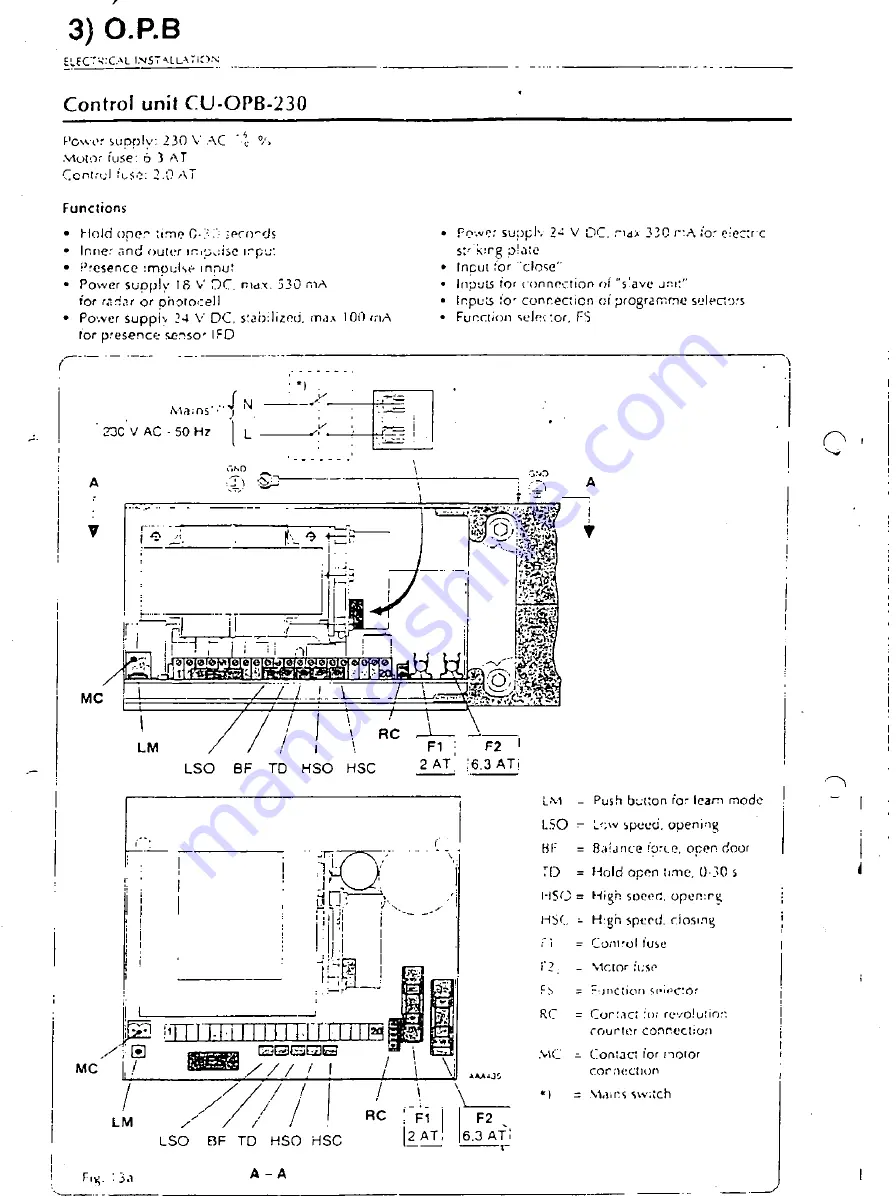 Besam OPB Manual Download Page 2