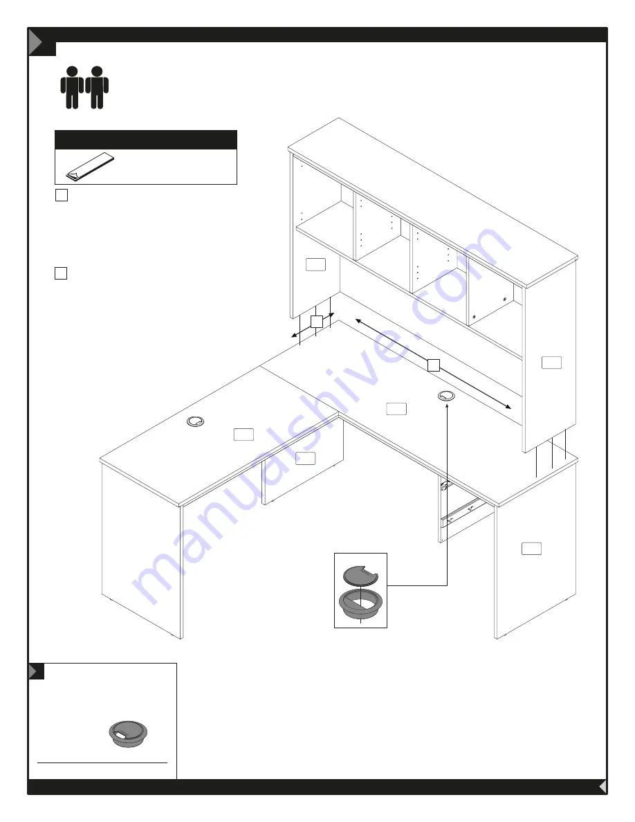 Bestar 90427-2163-2263 Assembly Instructions Manual Download Page 13