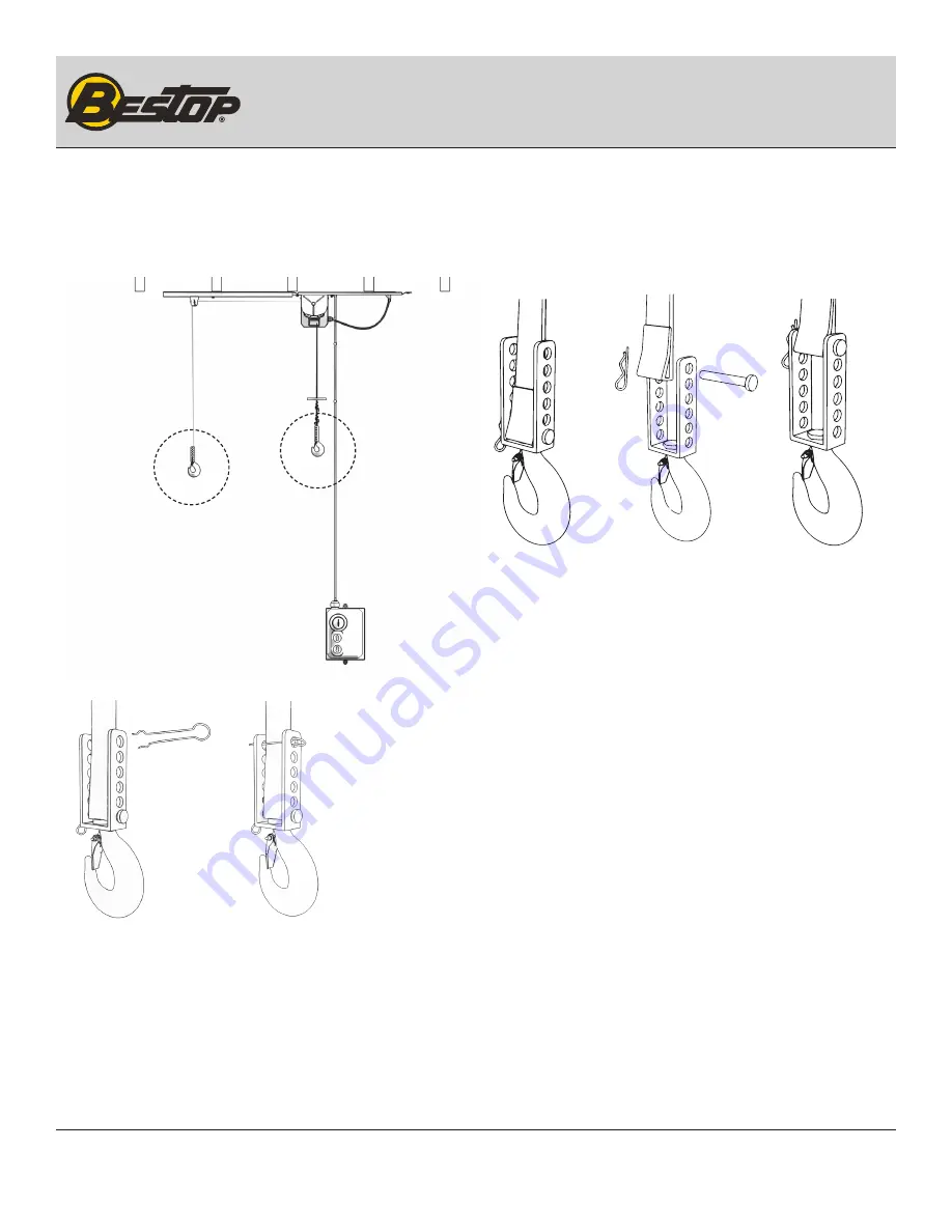 Bestop 42820-01 Assembly Instructions, Use & Care Manual And Warranty Download Page 14