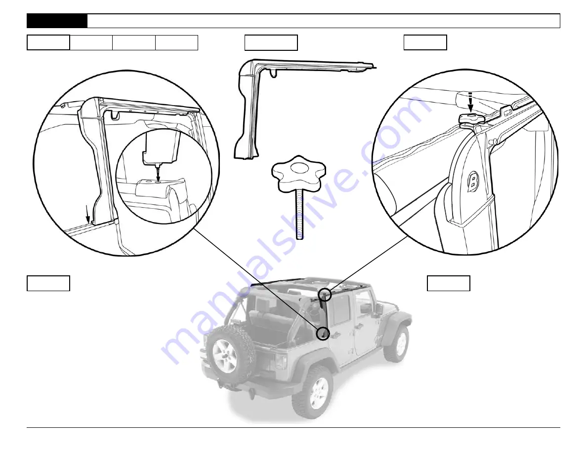 Bestop 56823 Installation Instructions Manual Download Page 6