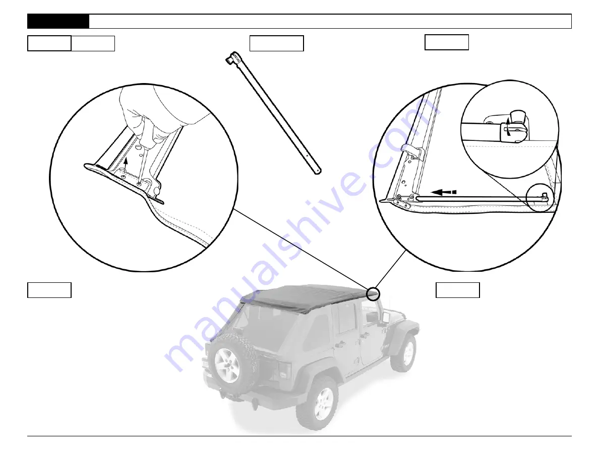 Bestop 56823 Installation Instructions Manual Download Page 16