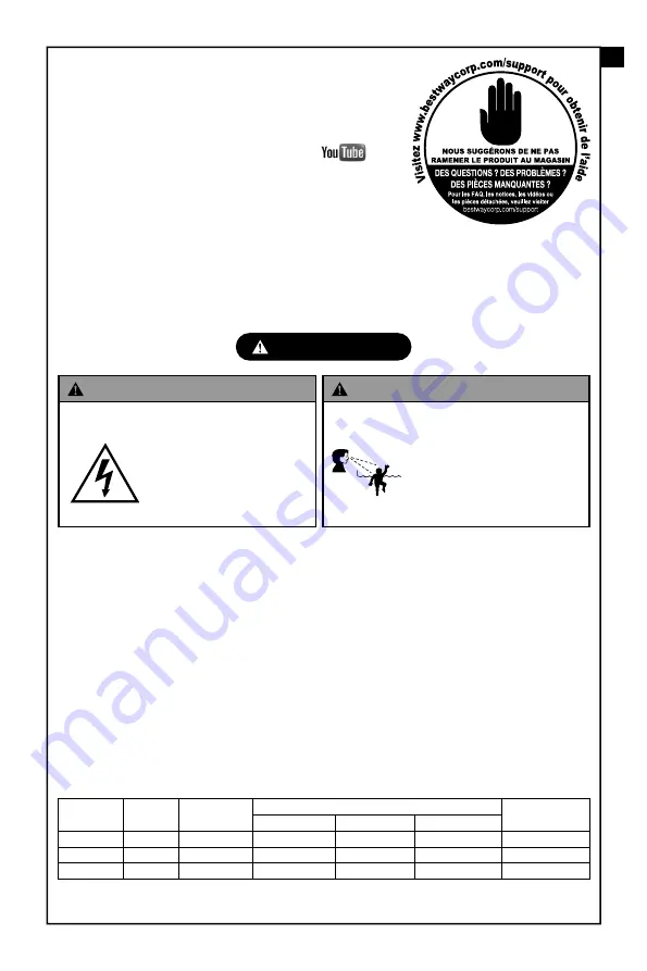 Bestway 53302 Скачать руководство пользователя страница 7