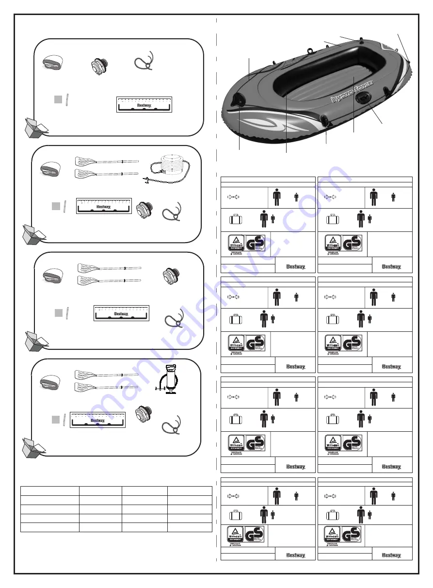 Bestway 61050 Manual Download Page 33