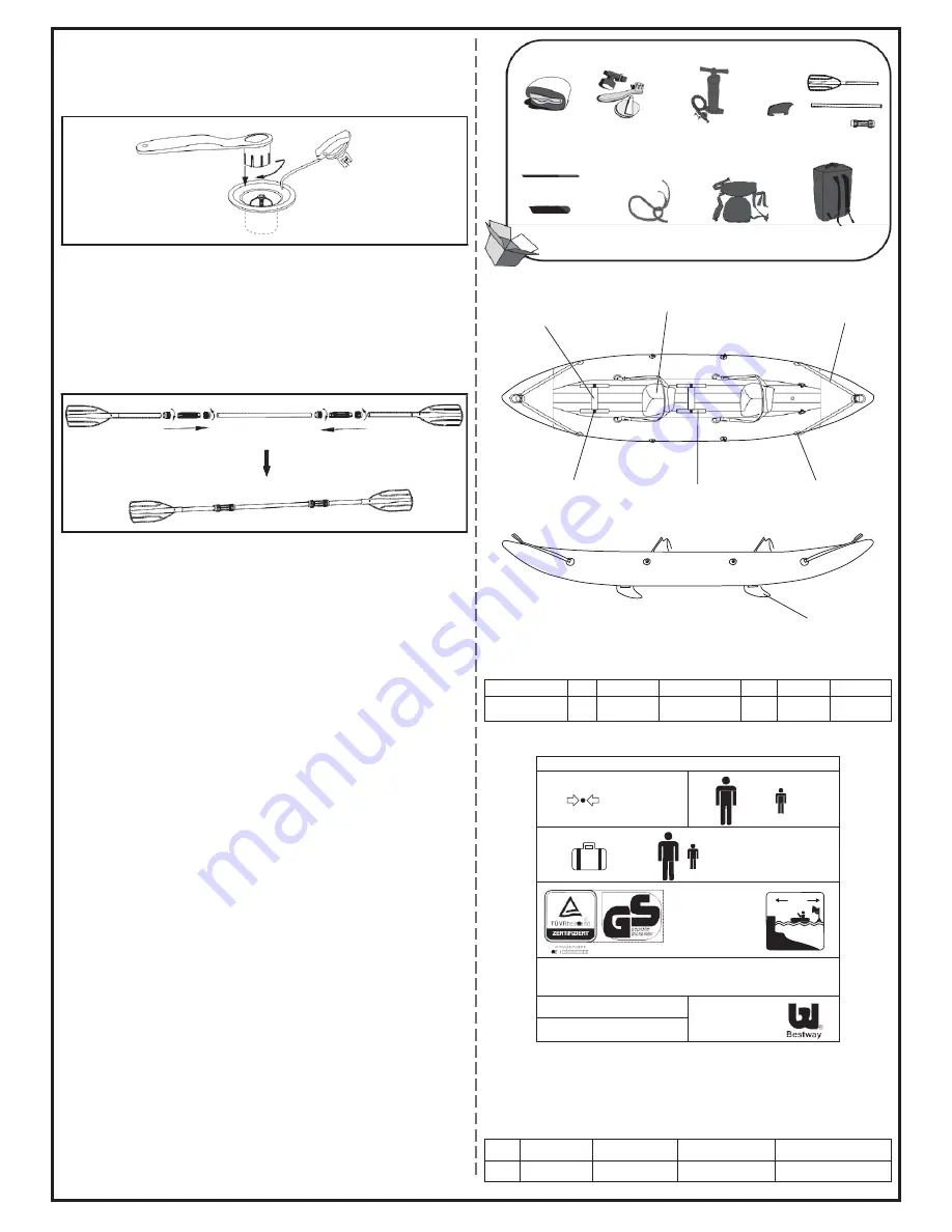 Bestway 65061 Owner'S Manual Download Page 13