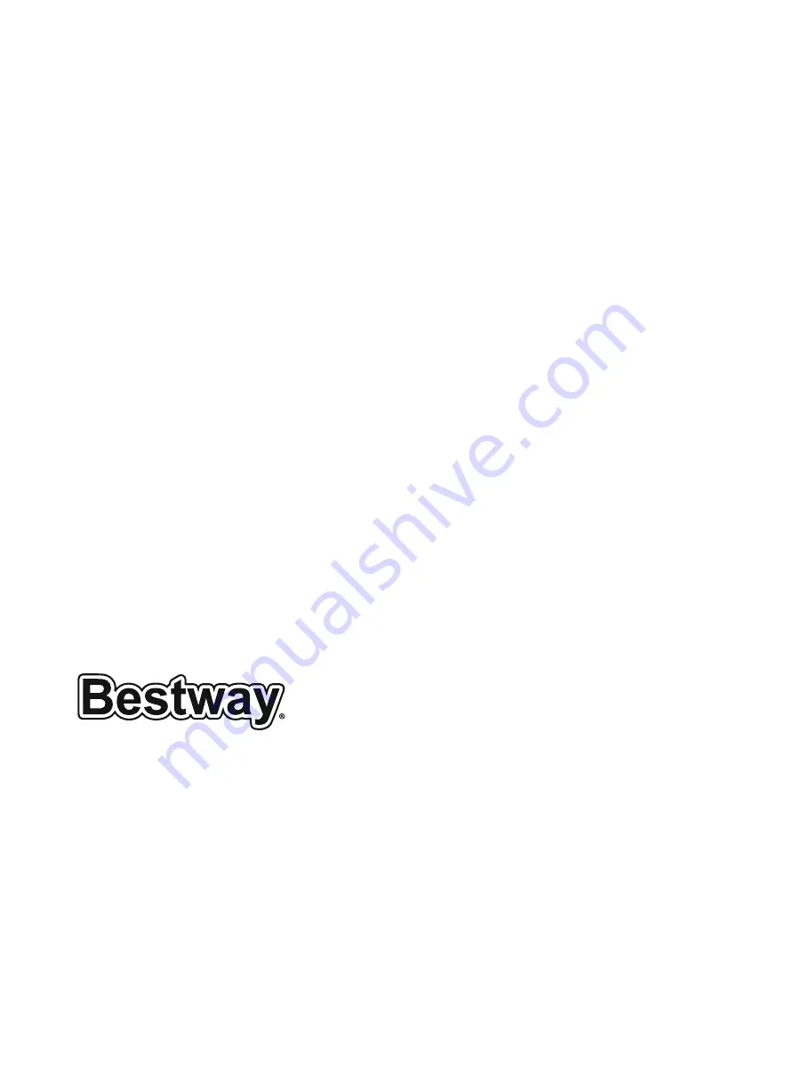 Bestway 65303E Quick Start Manual Download Page 6