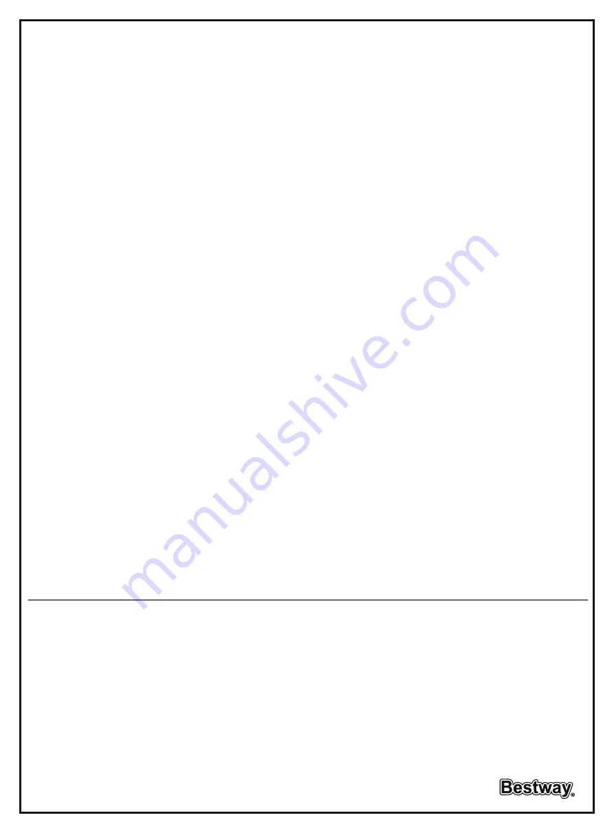 Bestway 68062 Manual Download Page 12