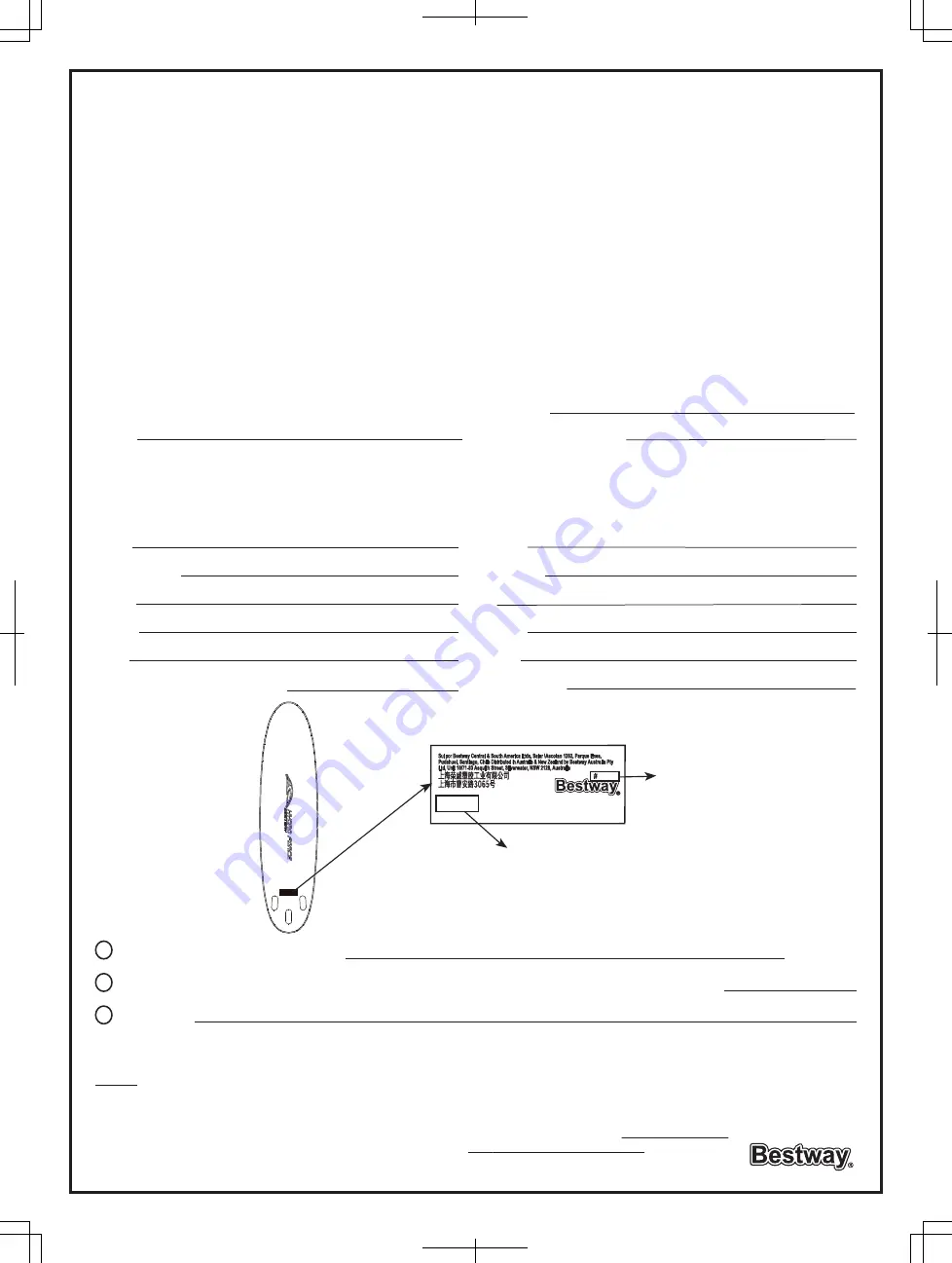 Bestway 6942138914474 Скачать руководство пользователя страница 16