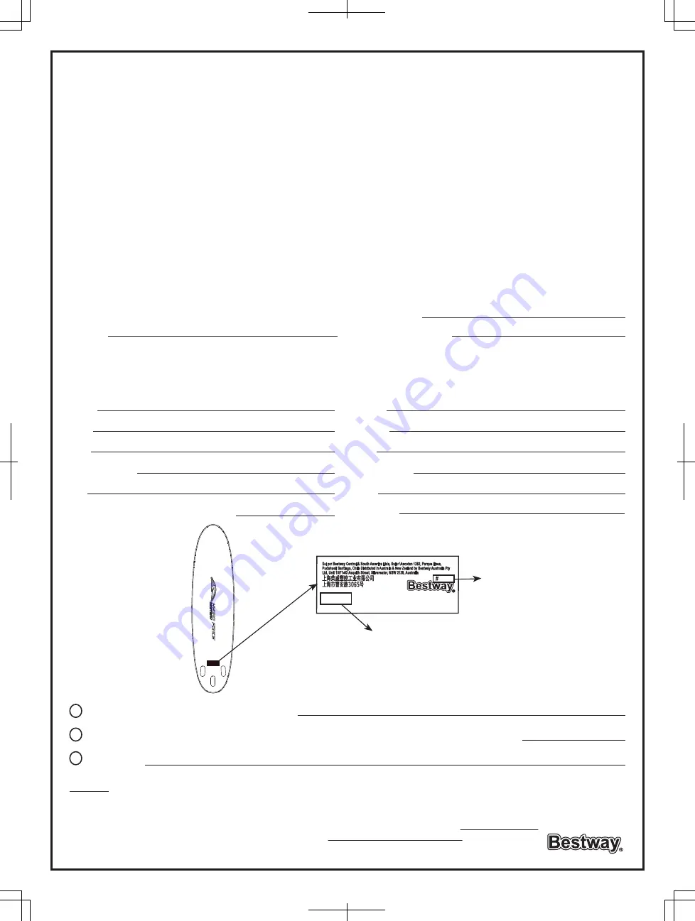 Bestway 6942138914474 Owner'S Manual Download Page 32