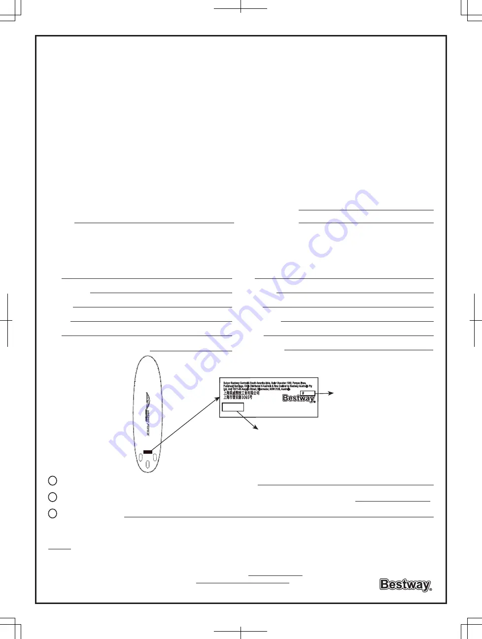 Bestway 6942138914474 Owner'S Manual Download Page 36