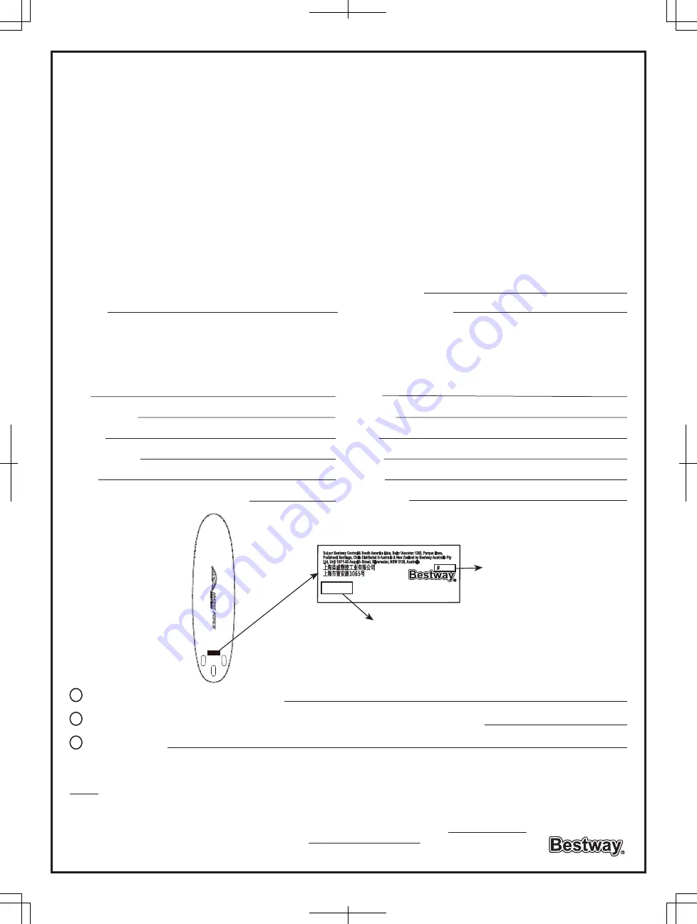 Bestway 6942138914474 Owner'S Manual Download Page 42