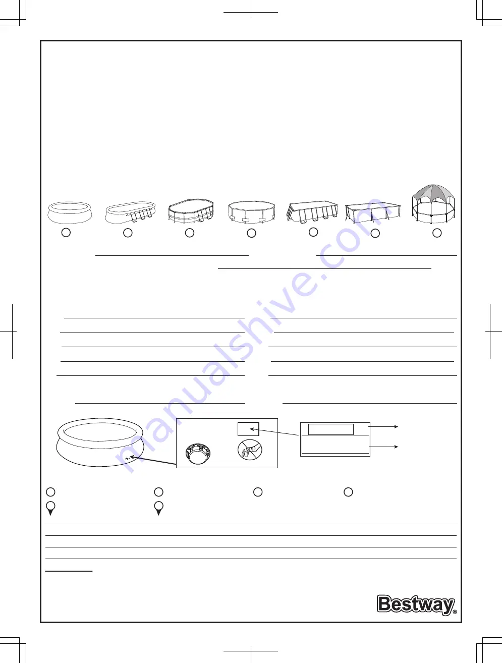 Bestway 6942138924466 Manual Download Page 25