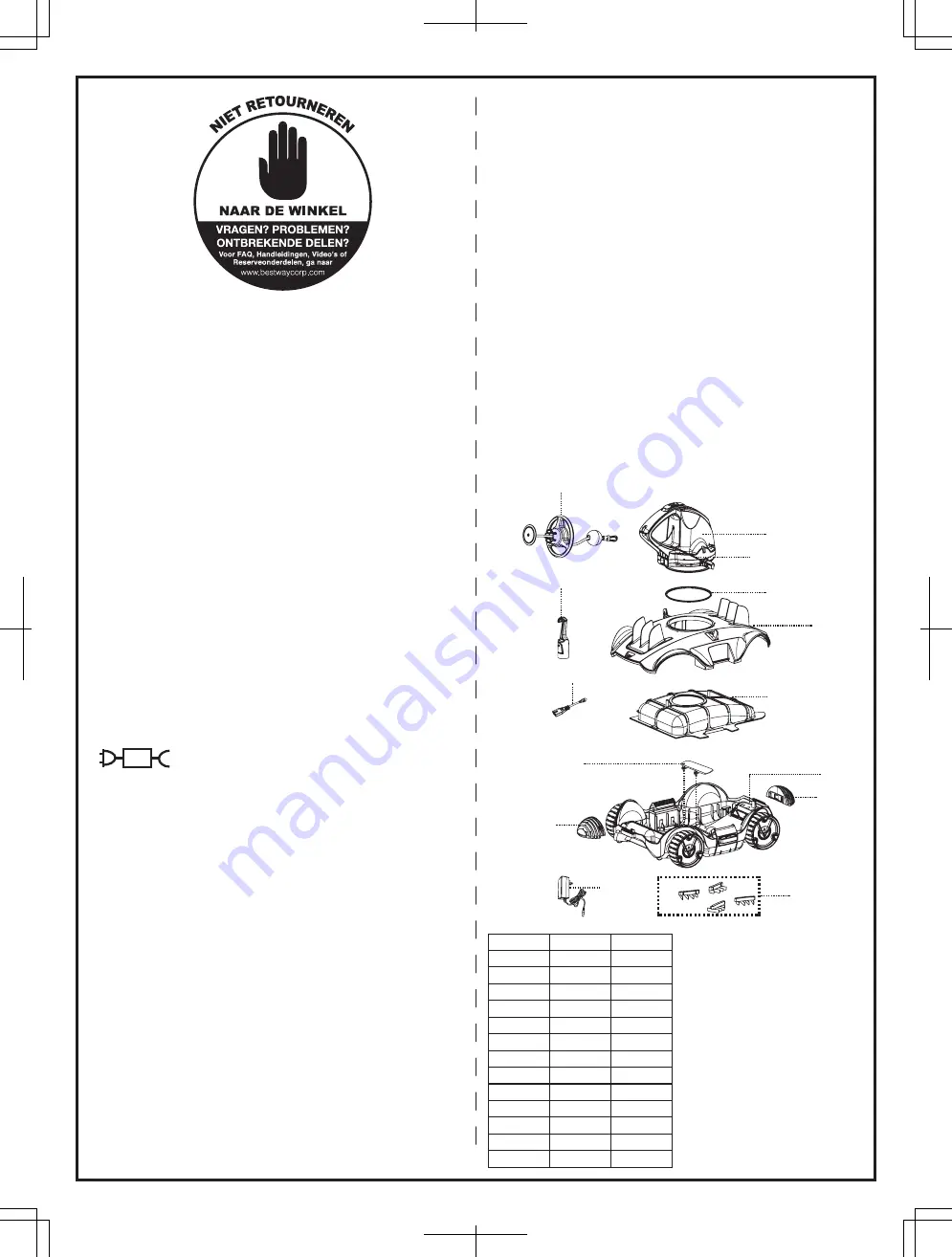 Bestway 6942138946840 Manual Download Page 28