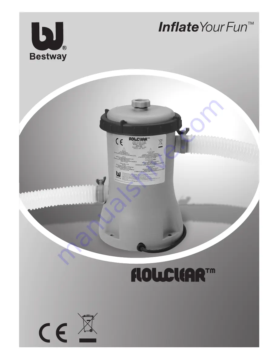 Bestway FlowClear 58148 Owner'S Manual Download Page 1