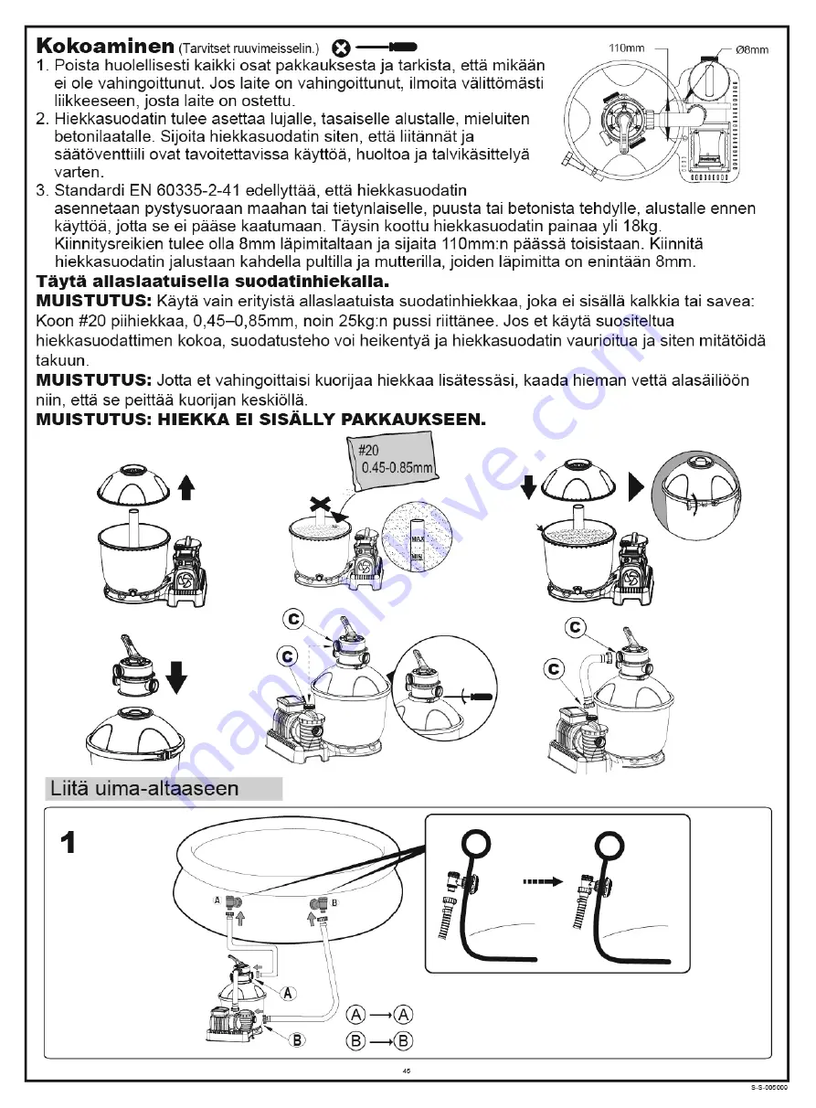 Bestway FLOWCLEAR 58404 Скачать руководство пользователя страница 45