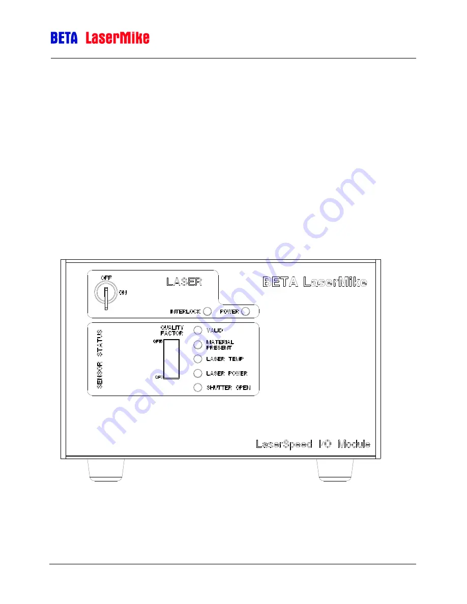 Beta LaserMike LASERSPEED 8000 Instruction Handbook Manual Download Page 7