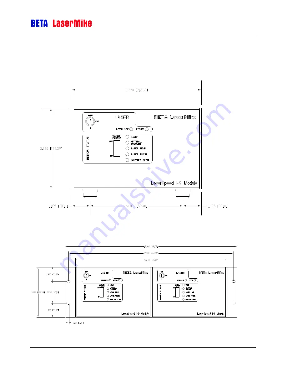 Beta LaserMike LASERSPEED 8000 Instruction Handbook Manual Download Page 80