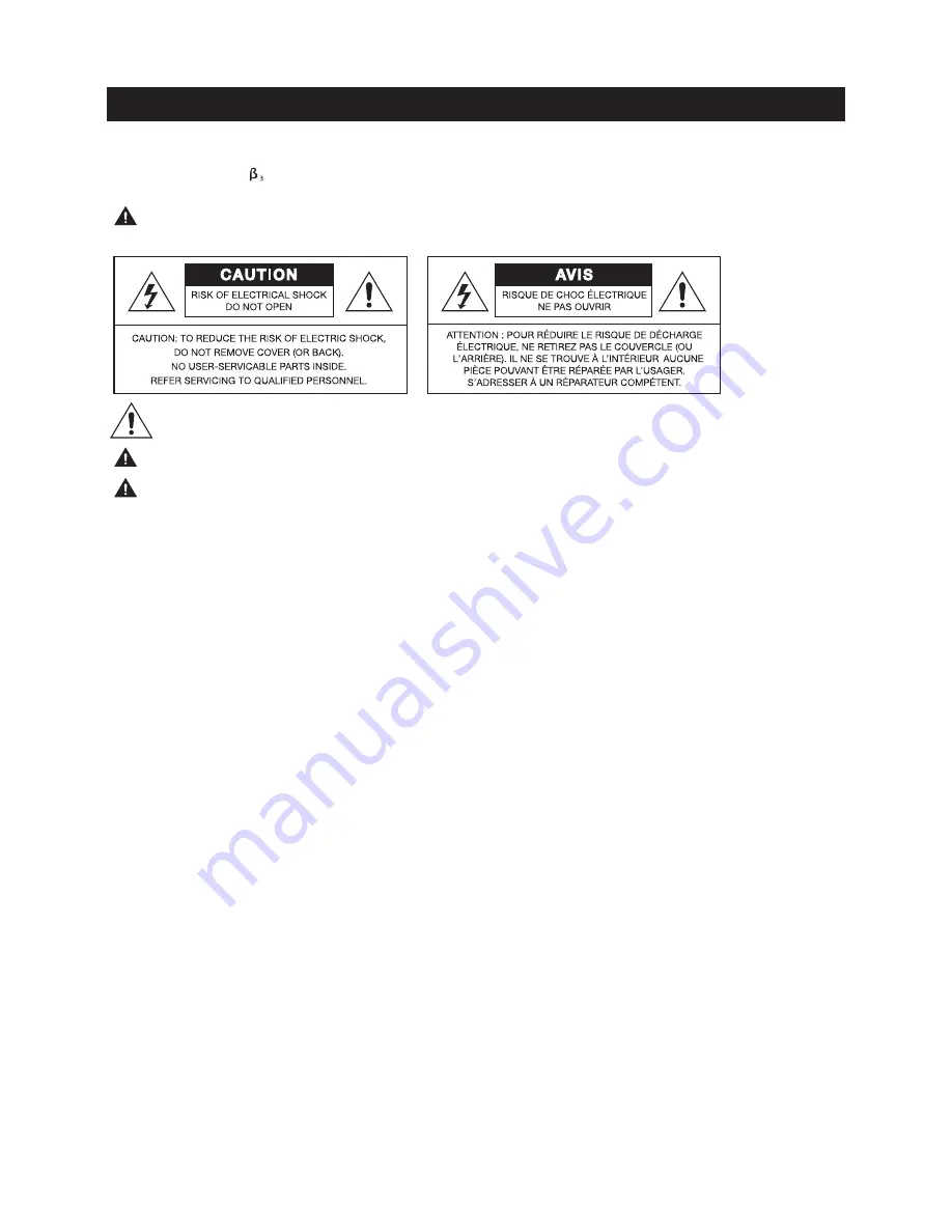 Beta Three MU401 User Manual Download Page 2