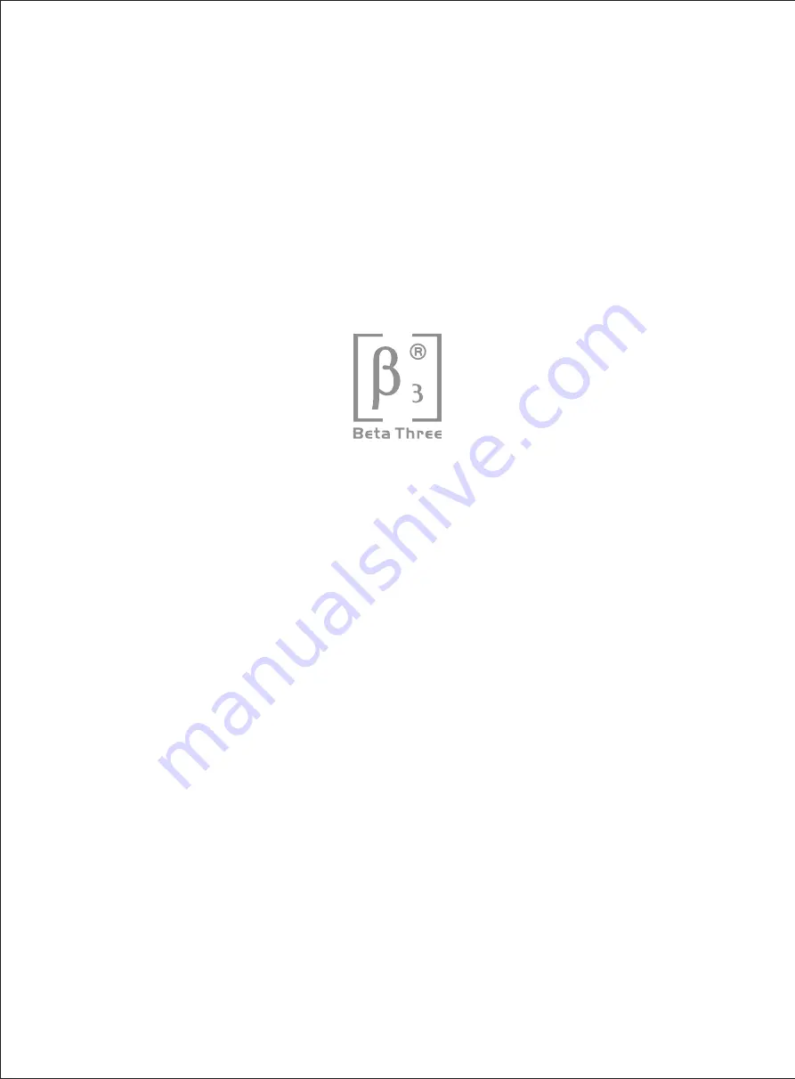 Beta Three S1200H User Manual Download Page 10