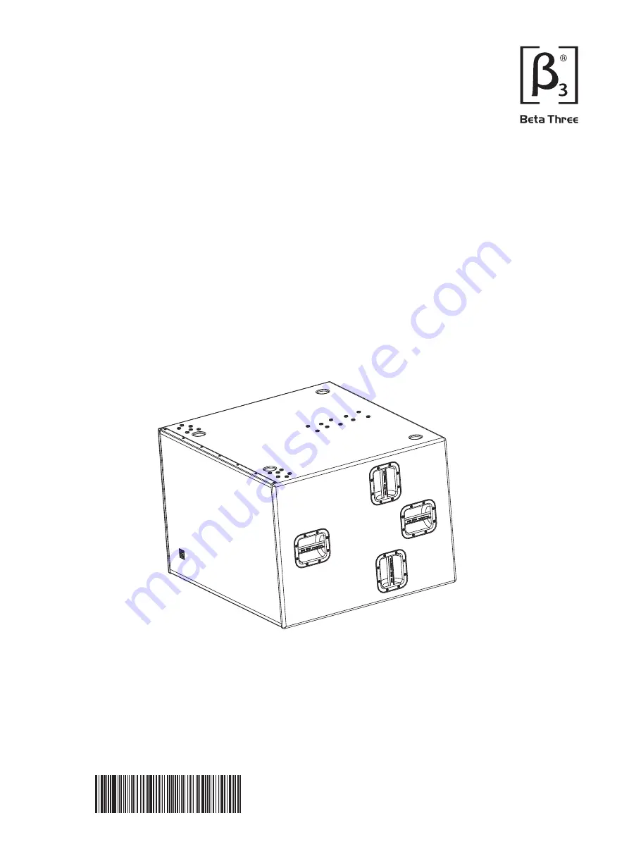 Beta Three TLB-218F User Manual Download Page 1