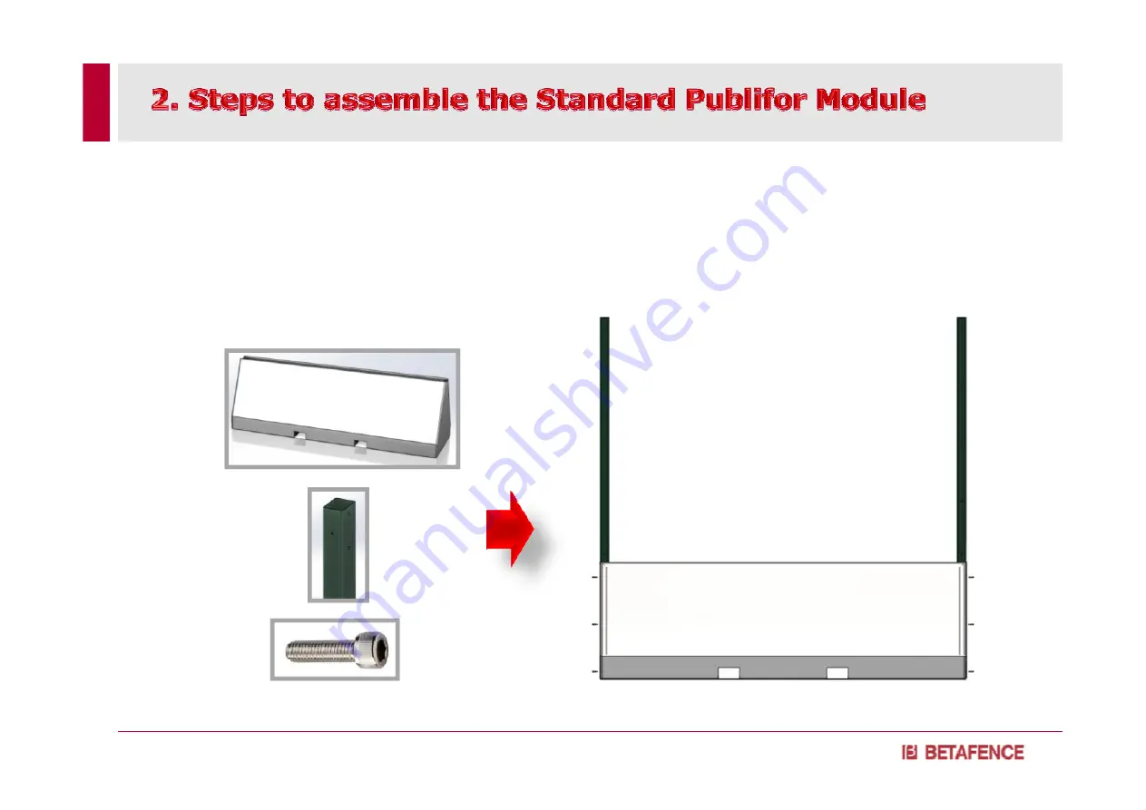 Betafence Publifor 3D Pro XL Installation Manual Download Page 4