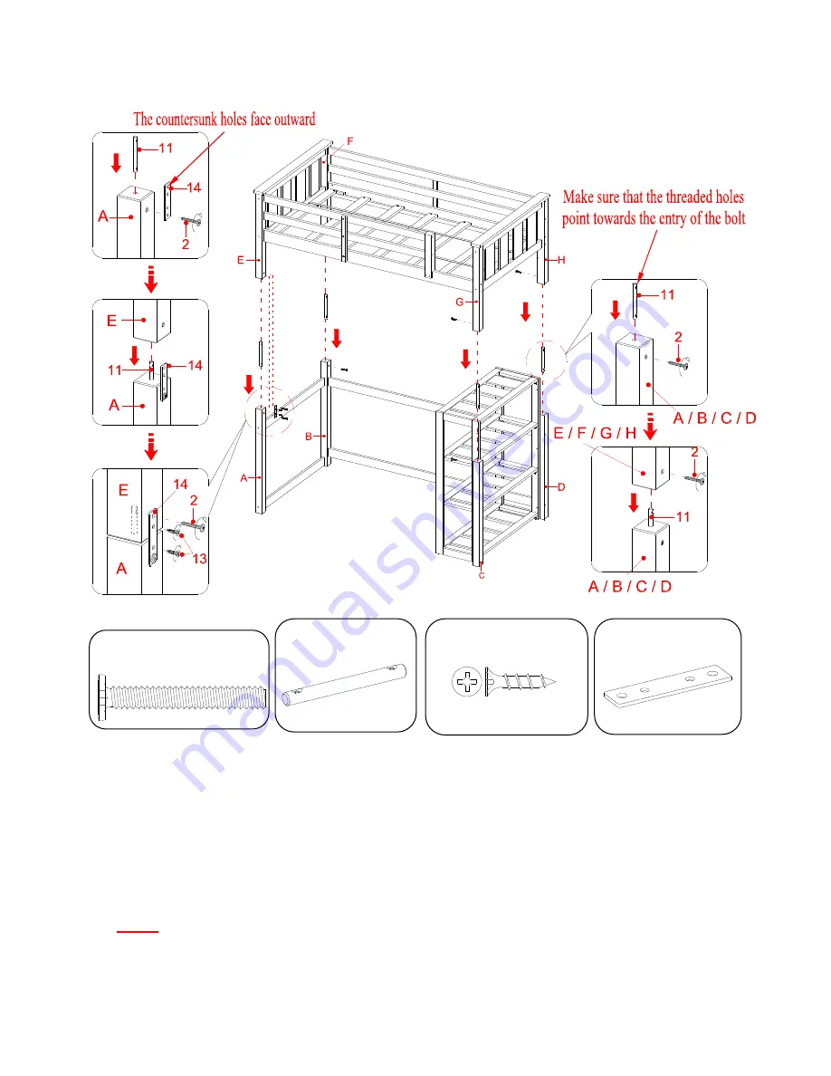 Better Homes and Gardens BH18-084-097-26 Assembly Instructions Manual Download Page 18