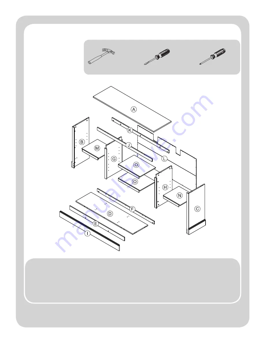 Better Homes and Gardens DOVER BH17-084-098-25 Assembly Instructions Manual Download Page 2