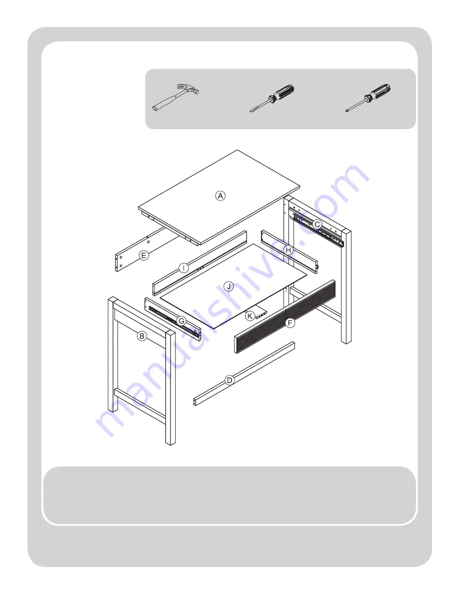 Better Homes and Gardens KENDARA BH18-021-199-24 Assembly Instructions Manual Download Page 2