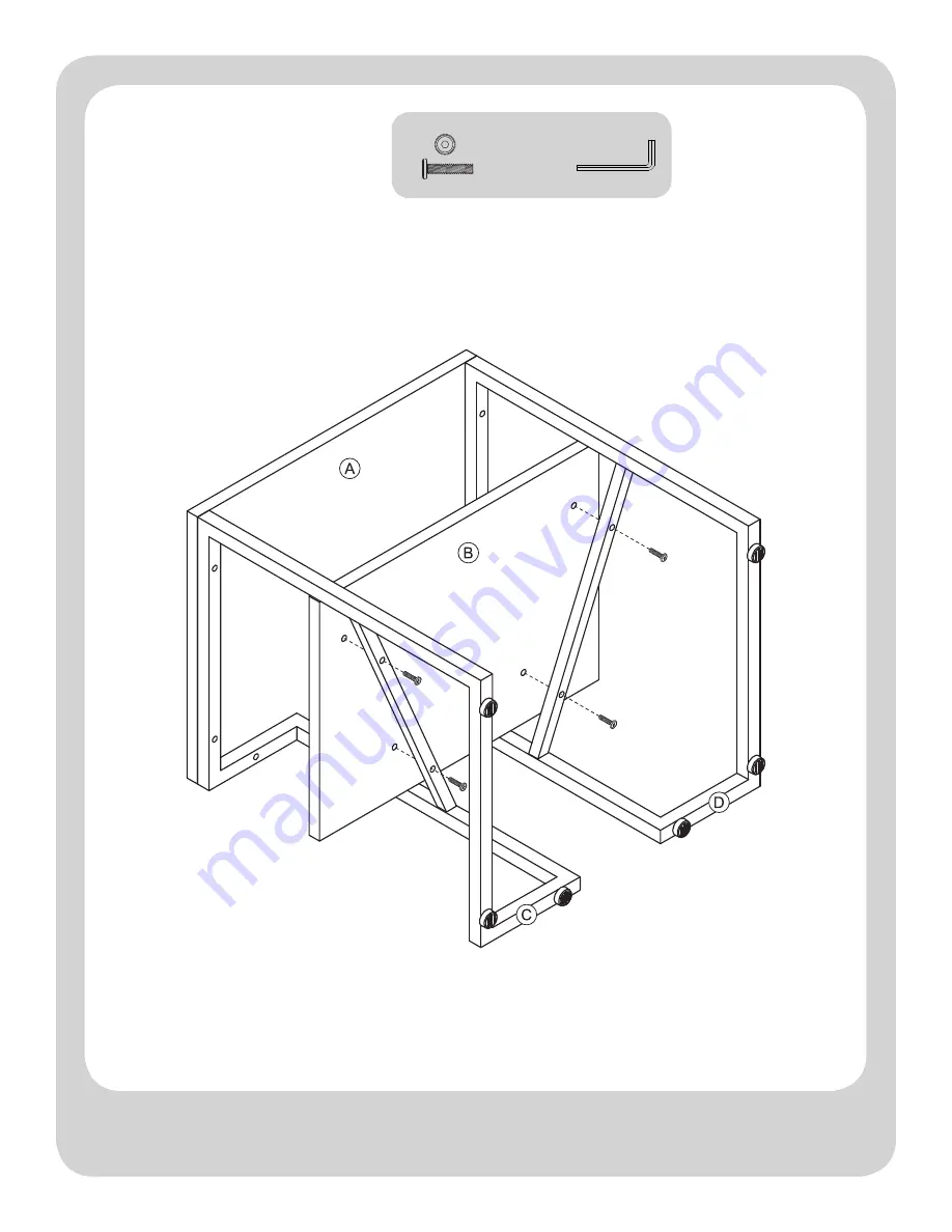 Better Homes and Gardens RHODES ACCENT BH18-021-199-04 Assembly Instructions Manual Download Page 5