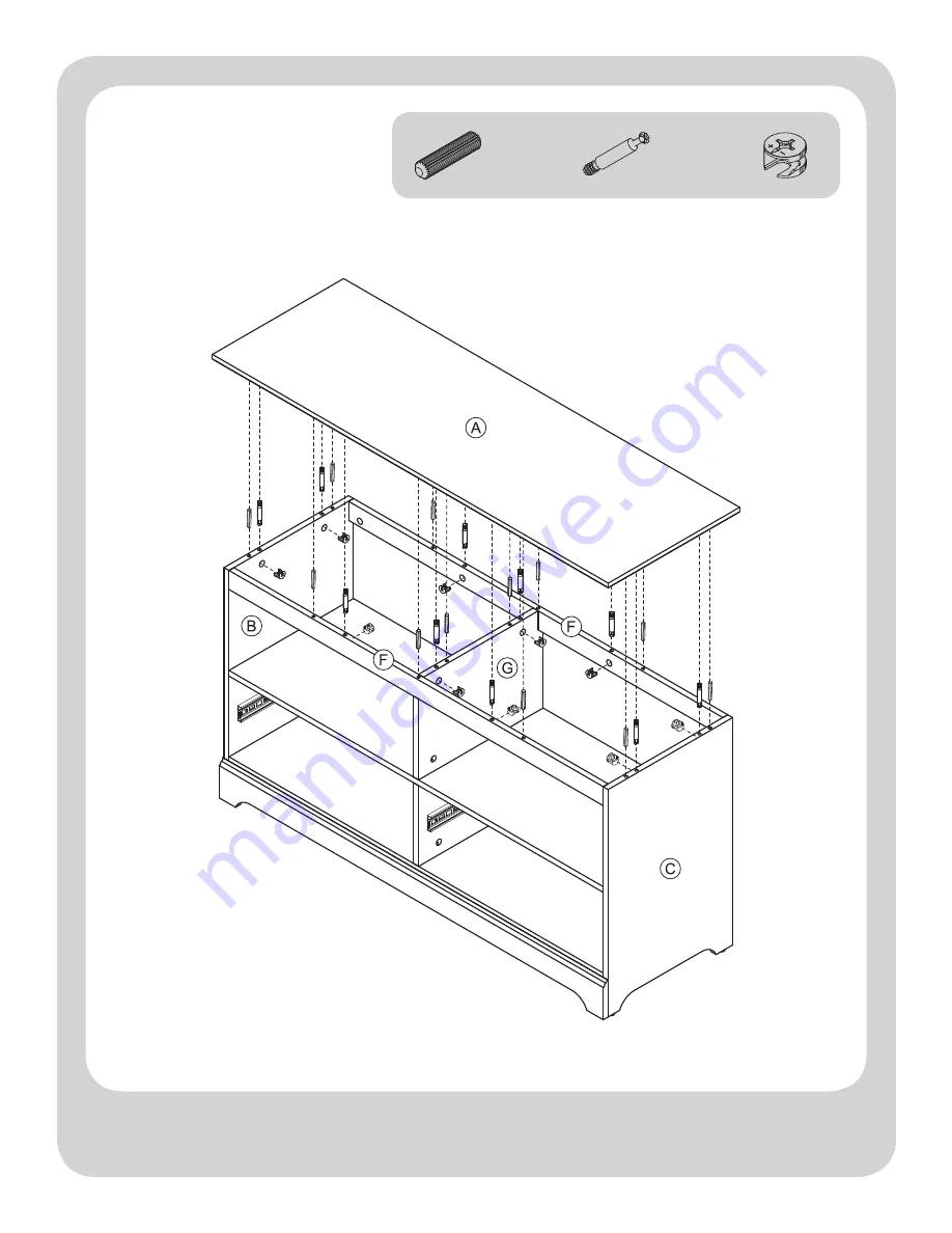 Better Homes and Gardens SAVANNAH 2 DRAWER MEDIA CONSOLE BH17-084-999-01 Скачать руководство пользователя страница 12