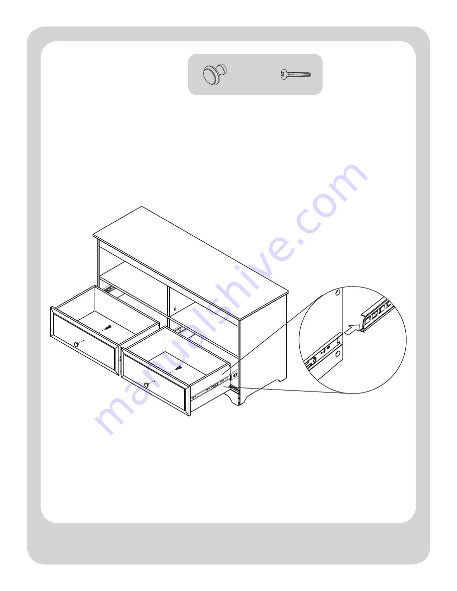 Better Homes and Gardens SAVANNAH 2 DRAWER MEDIA CONSOLE BH17-084-999-01 Скачать руководство пользователя страница 15