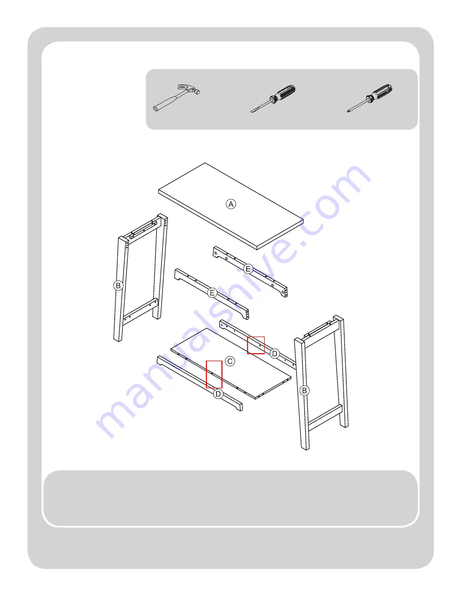 Better Homes and Gardens WM1-BFCNSL-GY Assembly Instructions Manual Download Page 14