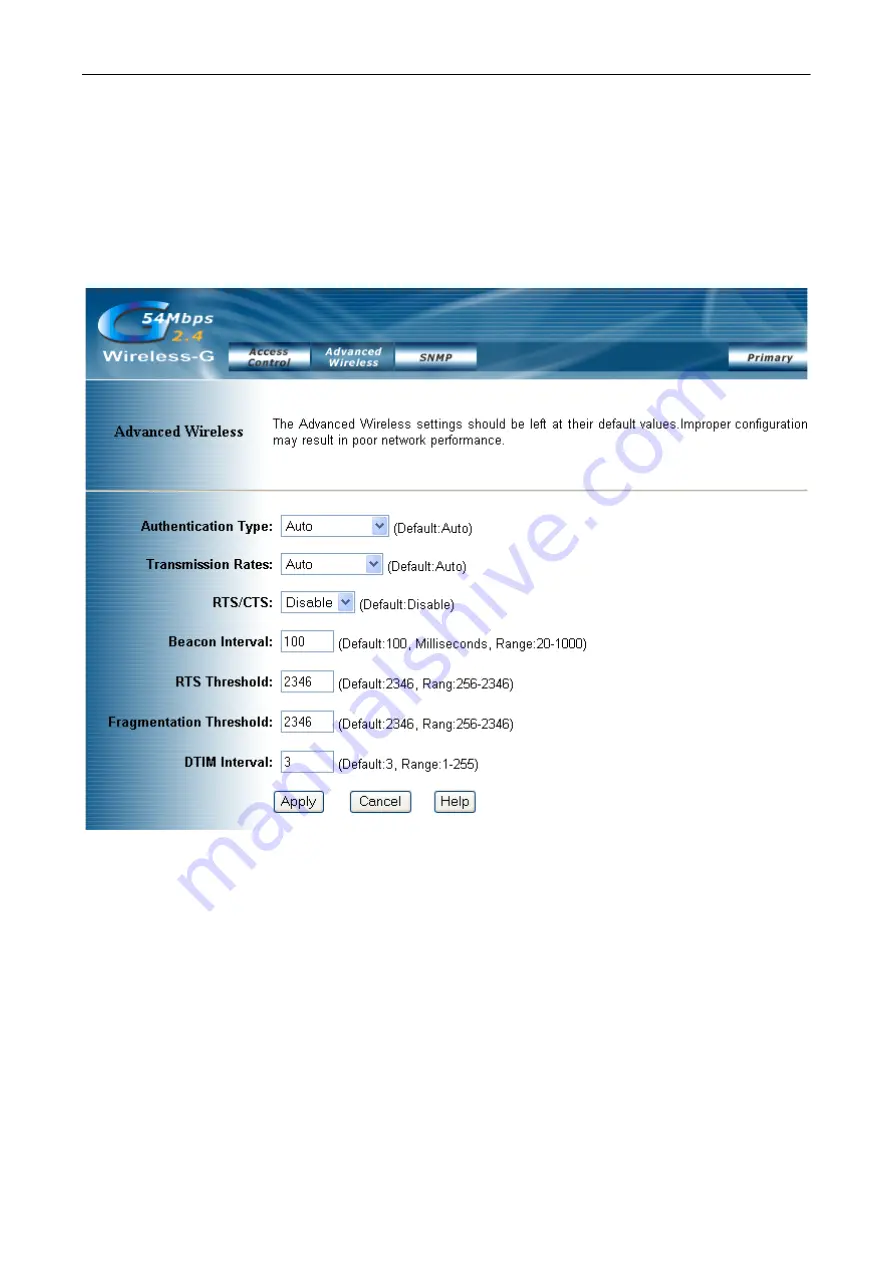 BeWAN AP54 User Manual Download Page 32