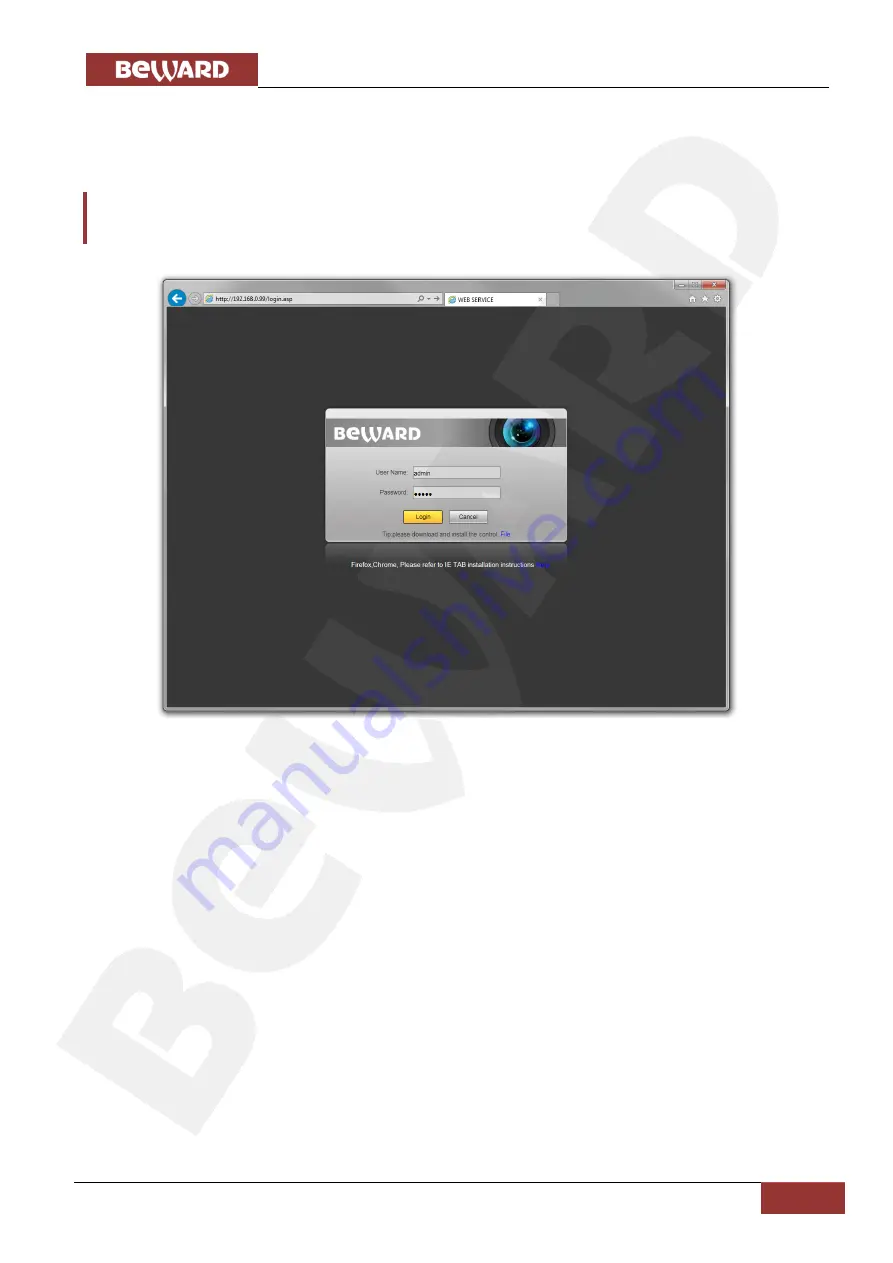 Beward DS06M(P) Installation & User Manual Download Page 45