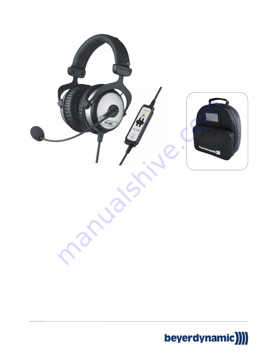 Beyerdynamic HS 400 Signum Скачать руководство пользователя страница 1