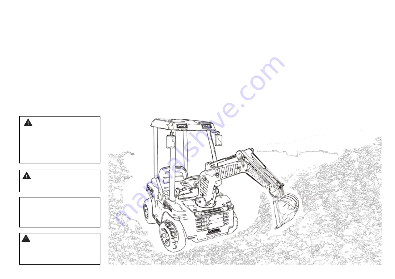 Beyond Infinity WONDERLANES BACKHOE 12690 Скачать руководство пользователя страница 1