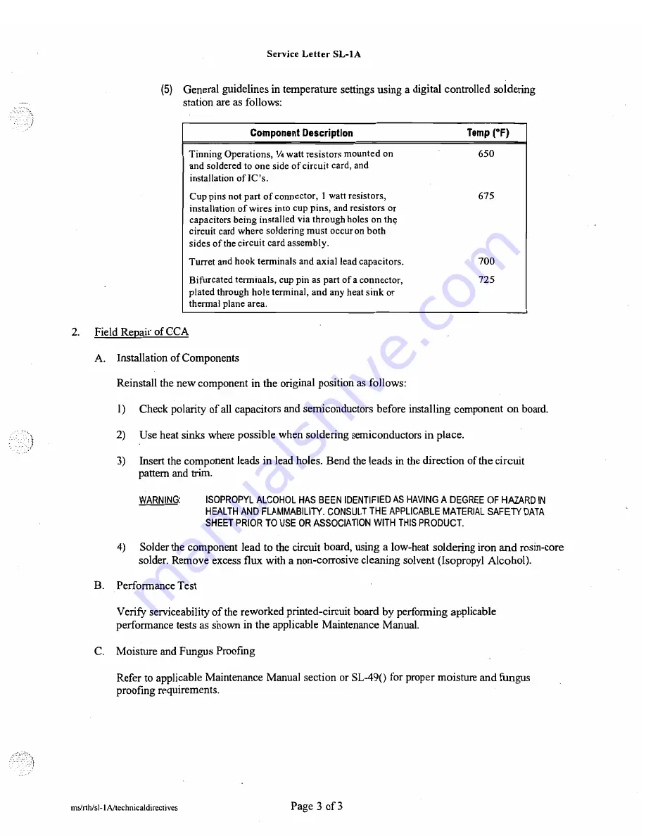 BFGoodrich PS-823 Maintenance Manual Download Page 271